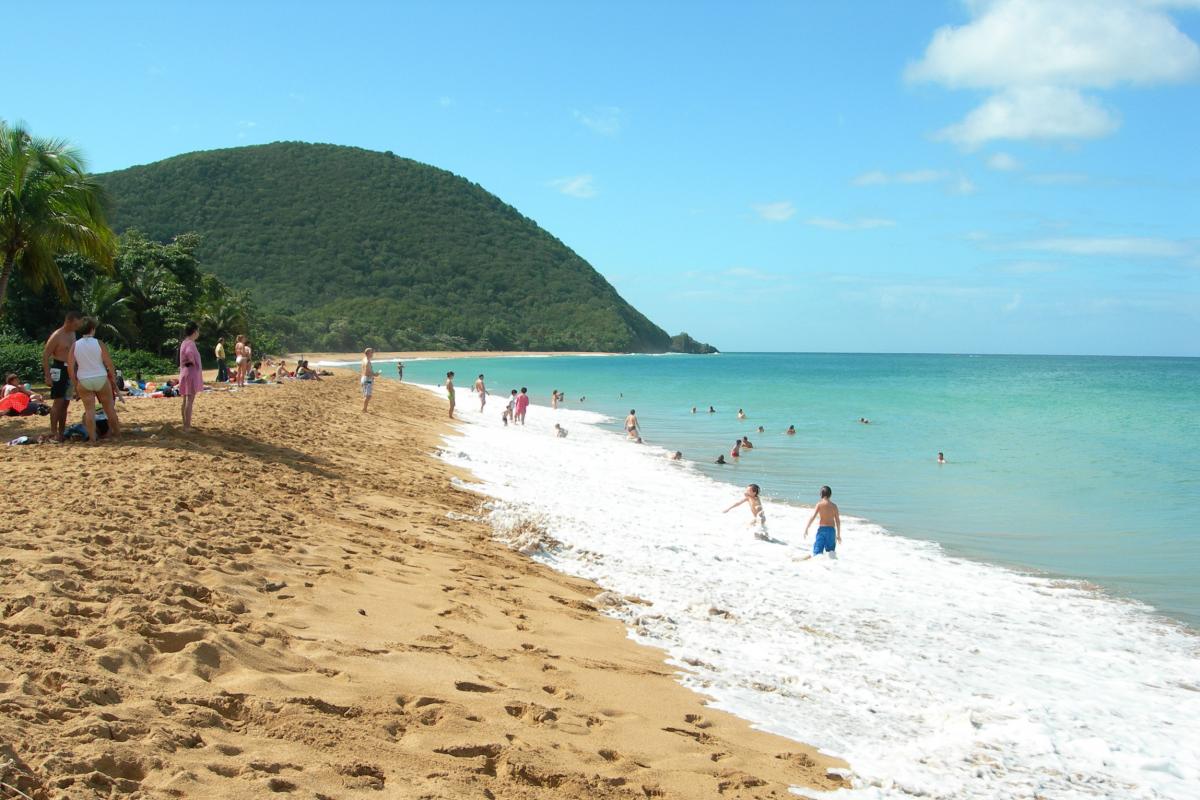 Plage de Grande Anse - vue d'ensemble