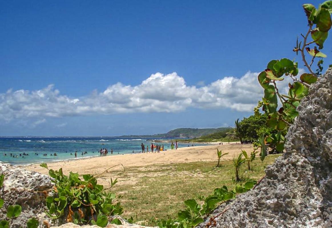 Plage de Anse Maurice Petit Canal Guadeloupe