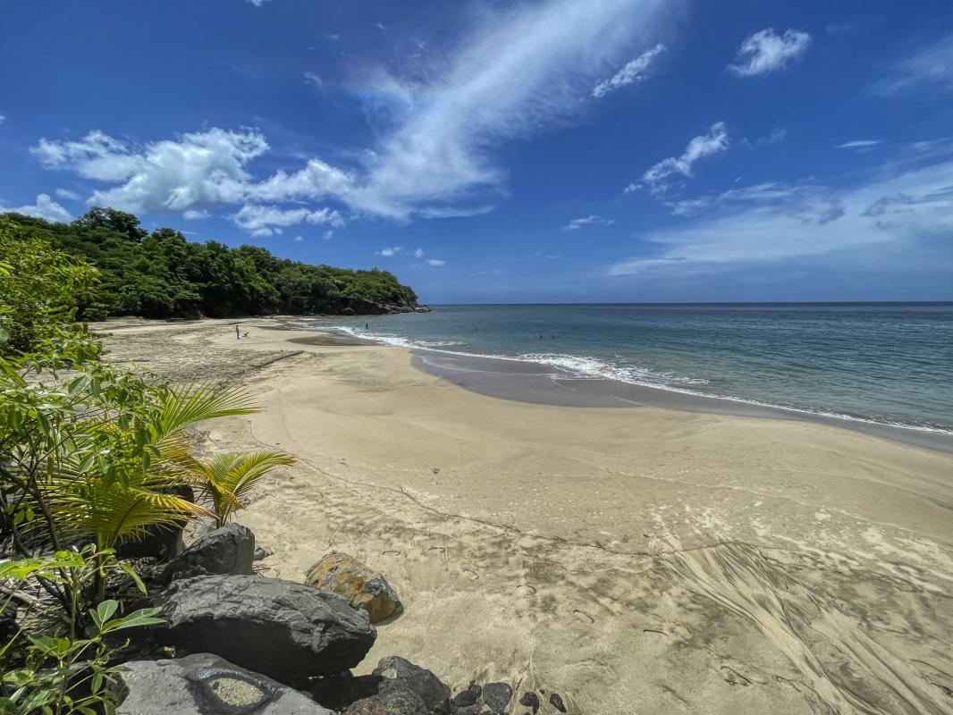 Plage de Ferry Leroux Deshaies Guadeloupe - des eaux turquoises