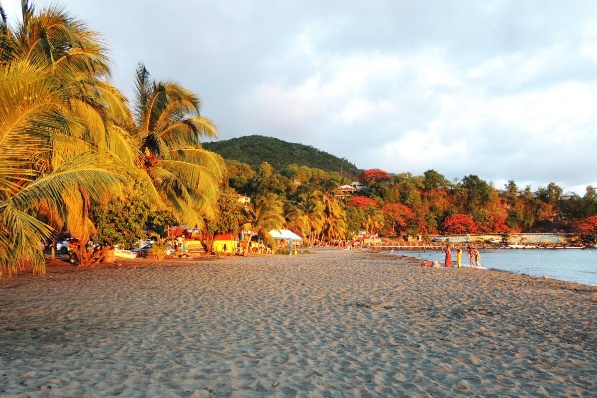 Coucher de soleil plage de Malendure 