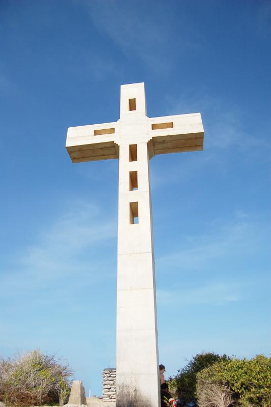 Pointe des Châteaux croix