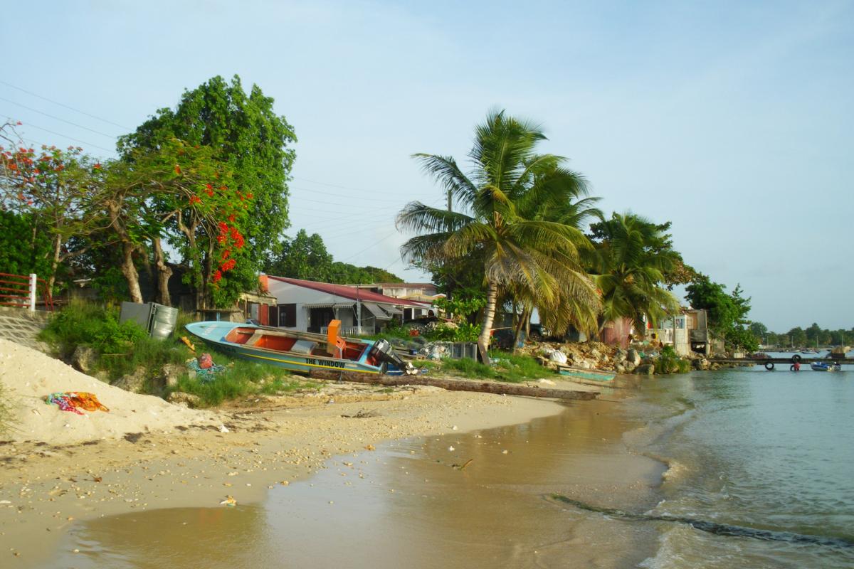 Plage du bourg de Saint Louis (Marie Galante)