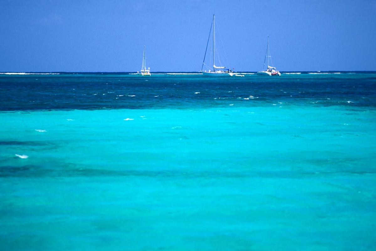 Mouillage aux Grenadines