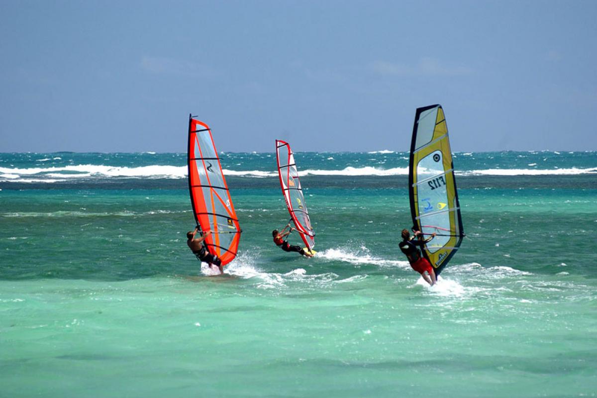 Planche à voile en Martinique
