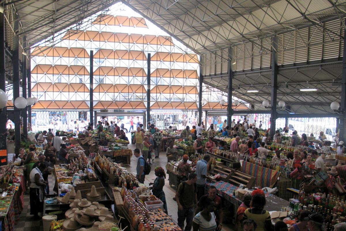 Le grand marché de Fort de France