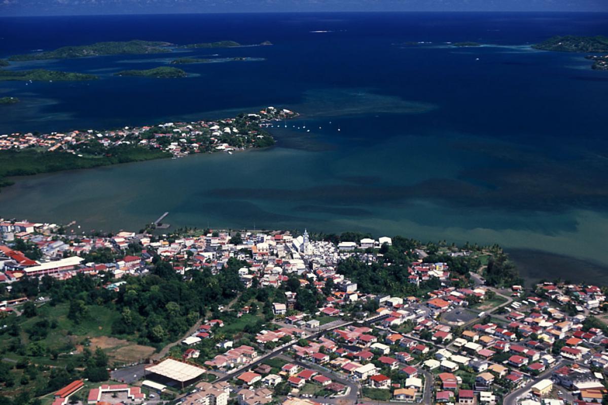 Vue aérienne du Robert