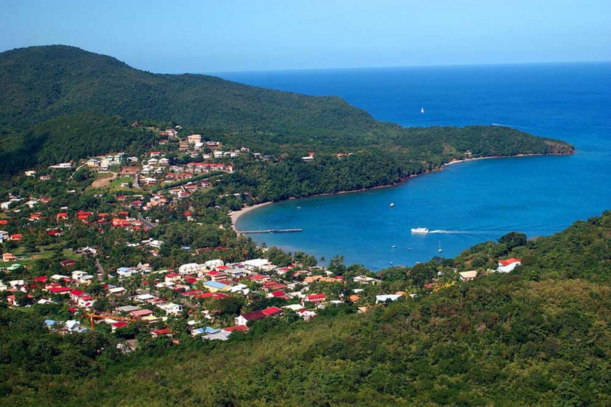 Vue générale de l'Anse à l'Ane