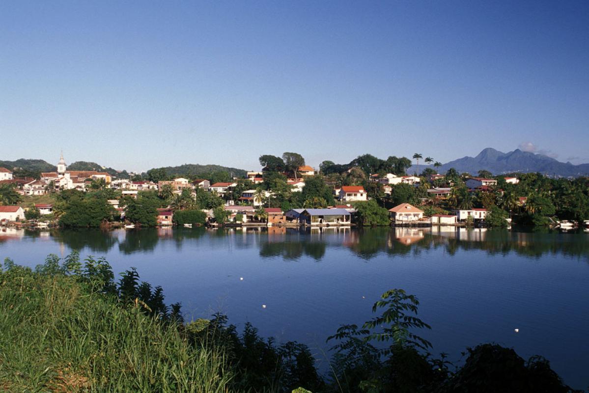 Le port du bourg de Trois Ilets