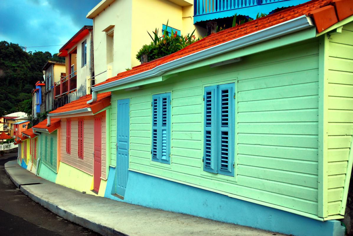 Maisons colorées