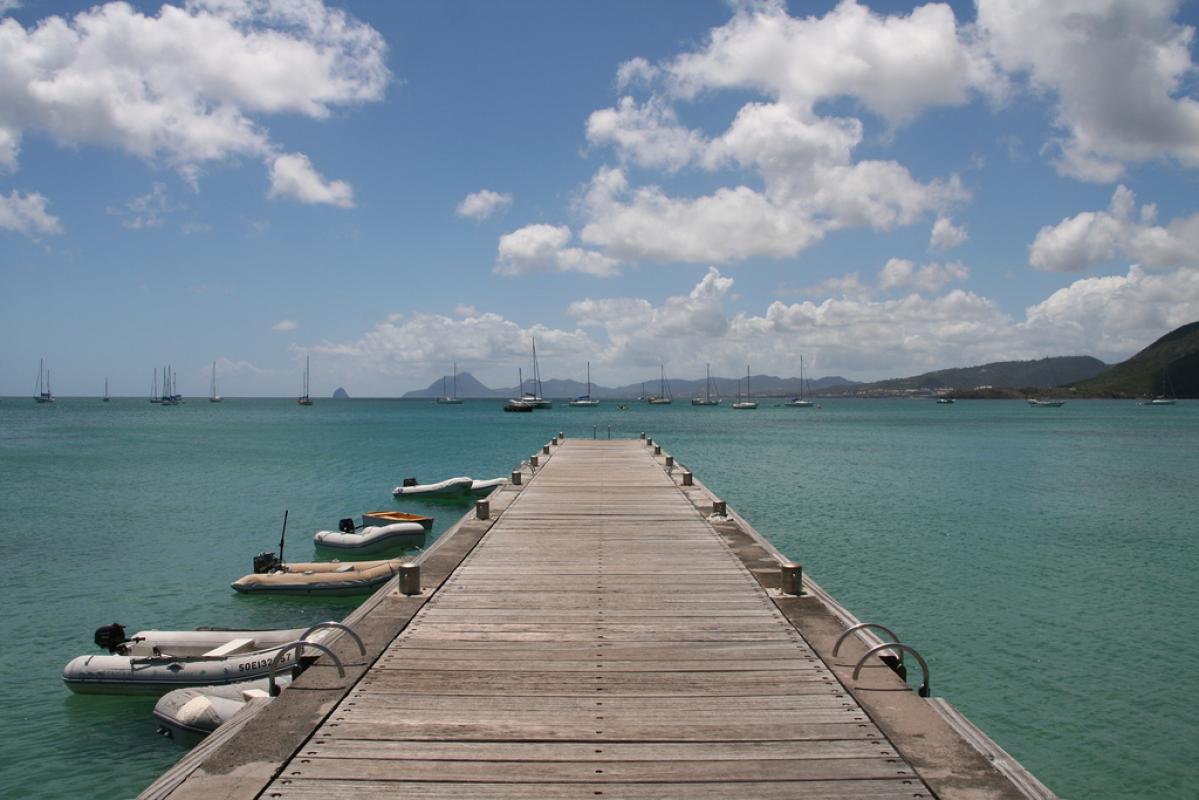 Le ponton de Sainte Anne