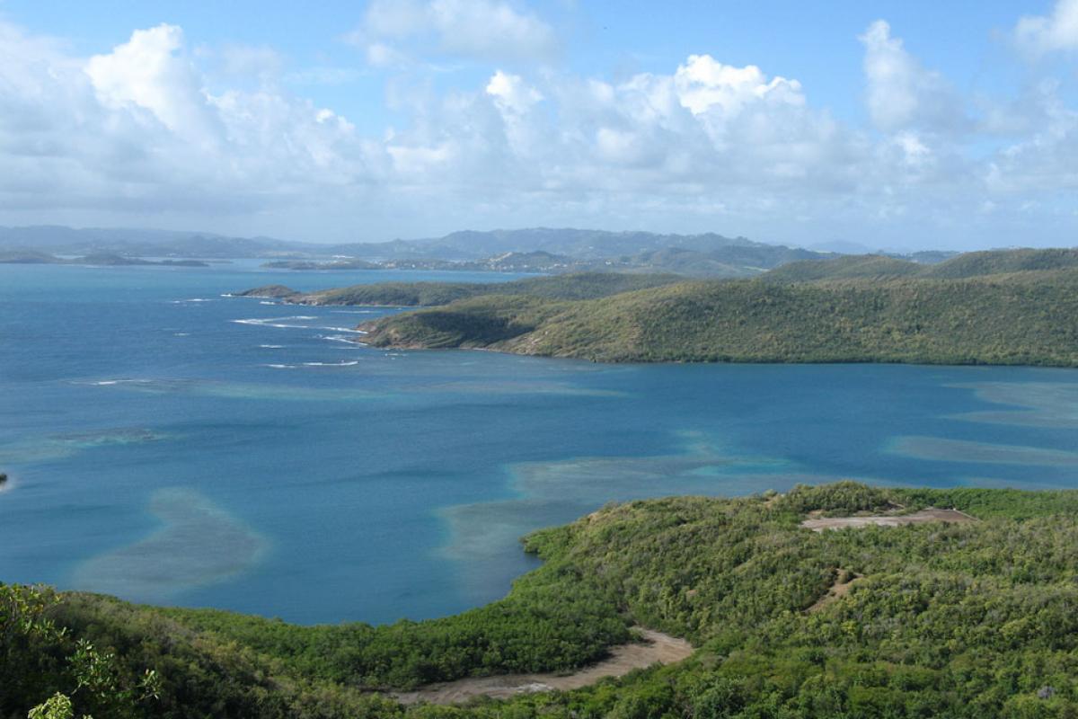 Sur la presqu'ile de la Caravelle