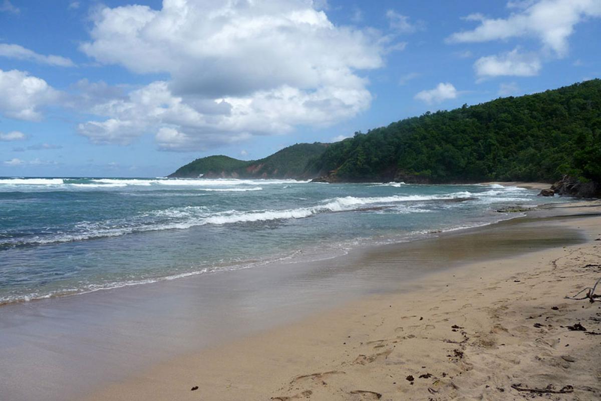 Anse Bonneville beach - Sea