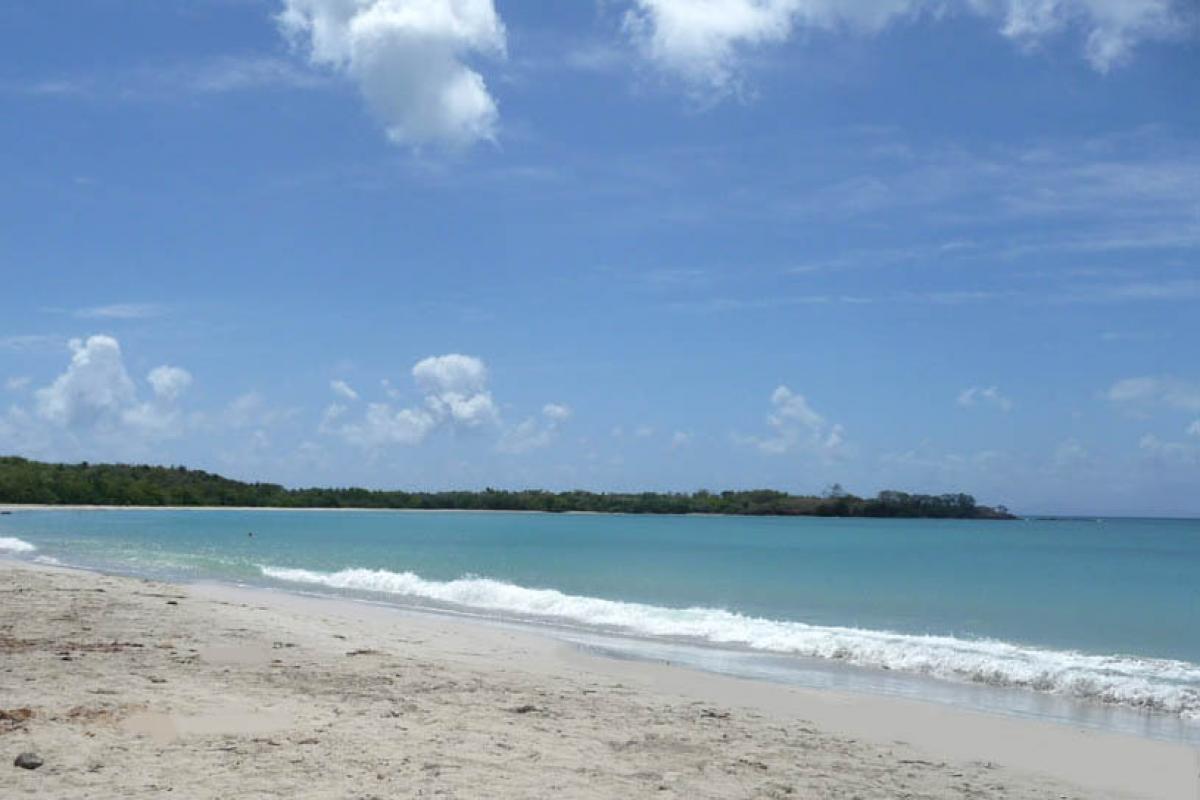 Anse Meunier beach - Sea view