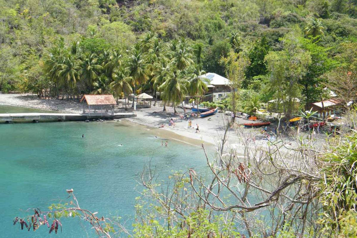 Anse Noir vue de la pointe