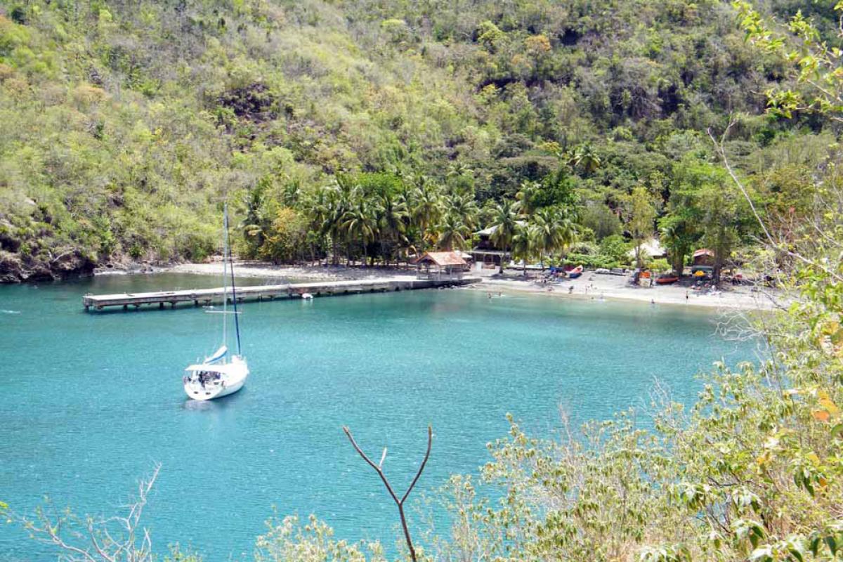 Mouillage à l'Anse Noire