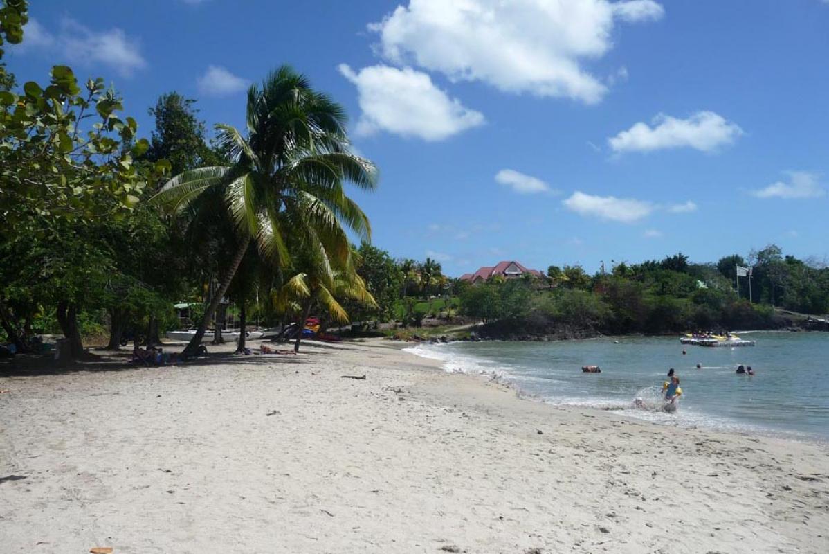Anse Pont Café beach - White sand