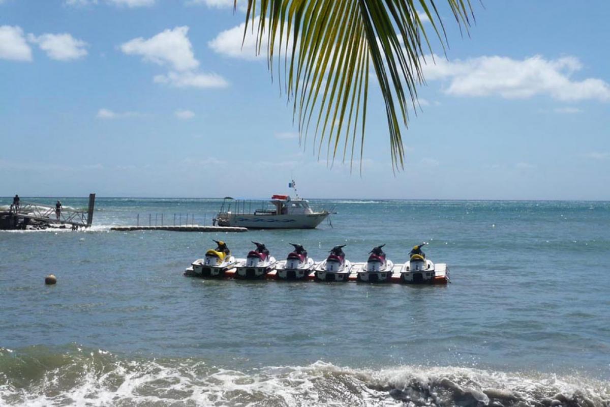 Anse Pont Café beach - Jet ski