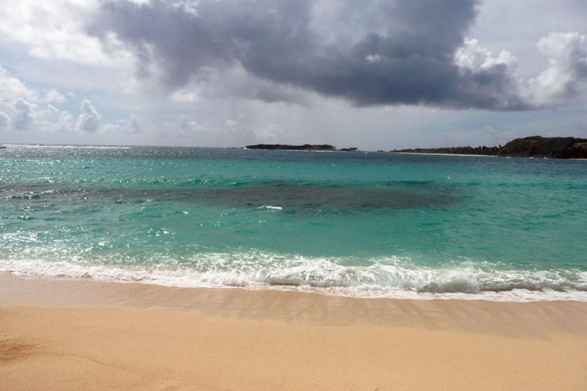 Cap Macré beach - View of the sea