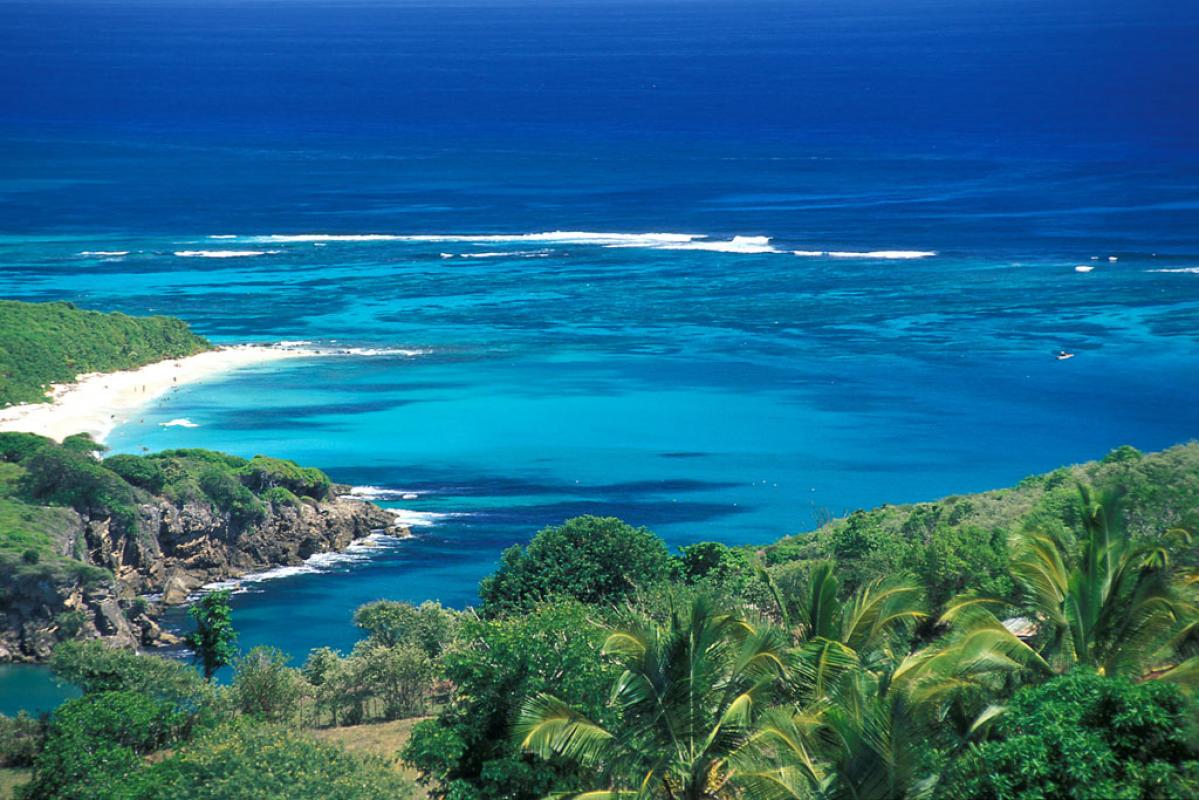 Cap Macré beach - View of Cap Macré