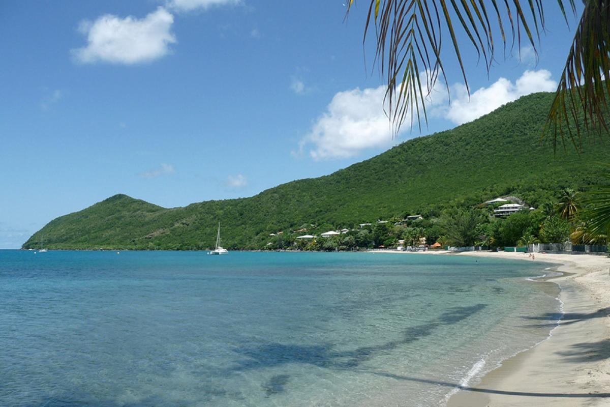 Grande Anse d'Arlet beach - View of the tip