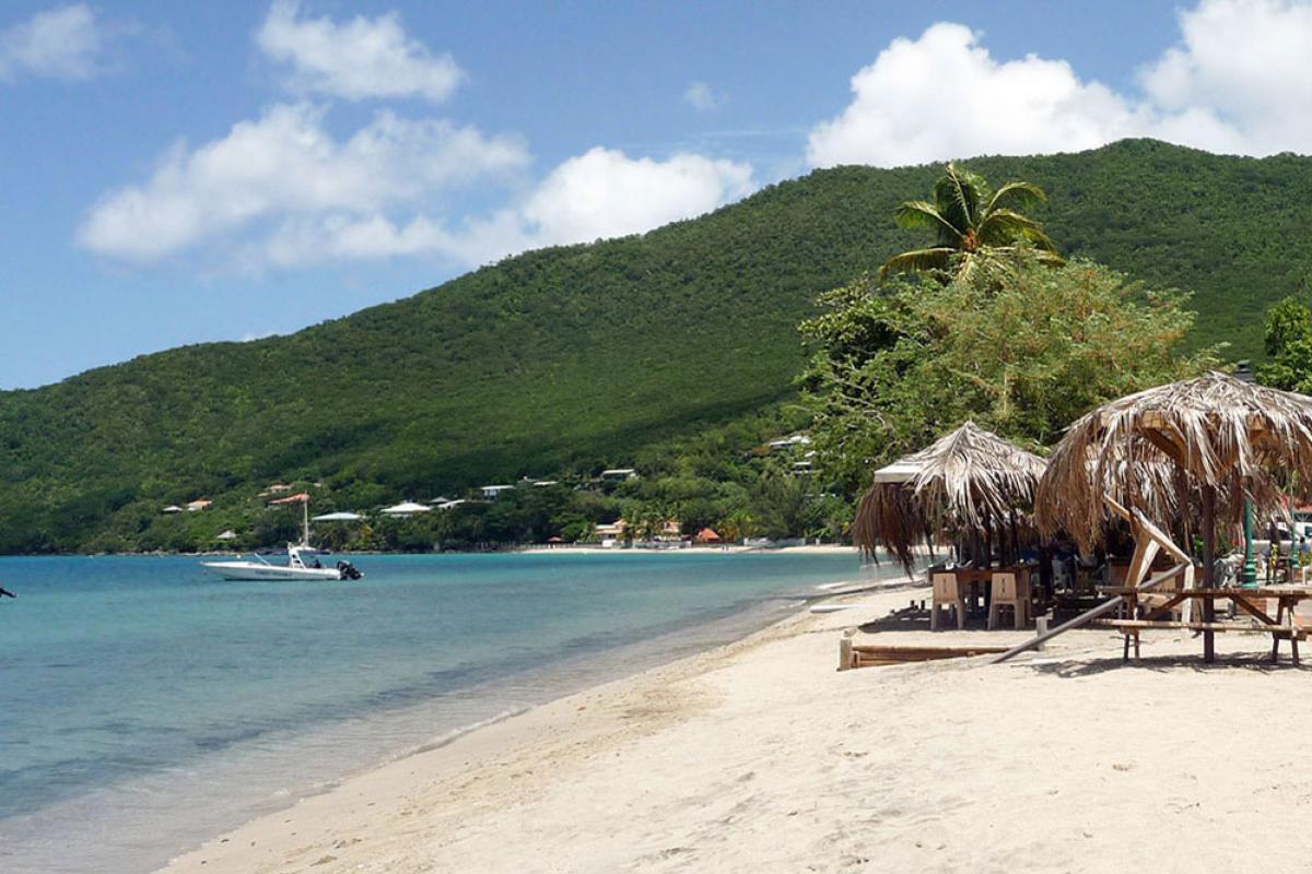 Grande Anse d'Arlet beach - Beach bar