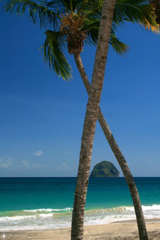 Beach of the Diamant - View from the beach