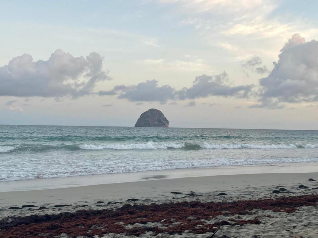 Le Rocher du Diamant en Martinique jour