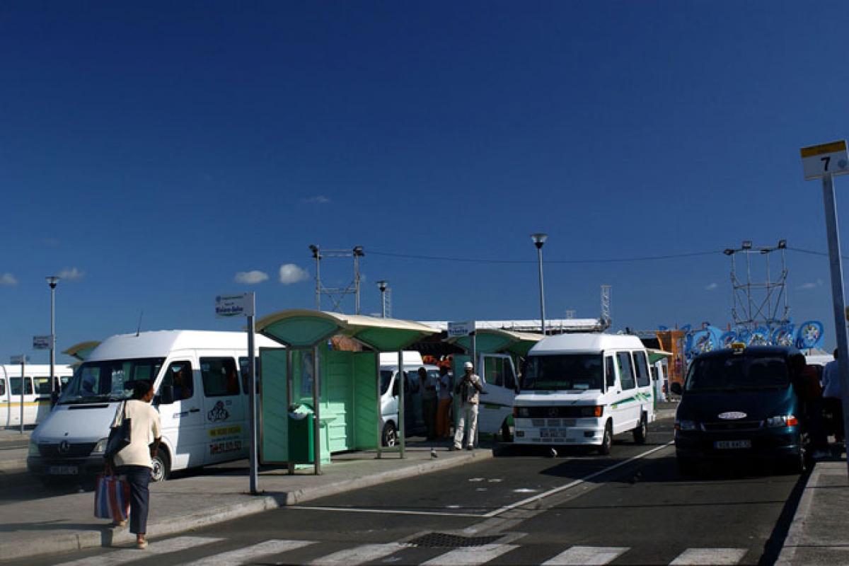 Taxi collectif à Fort de France
