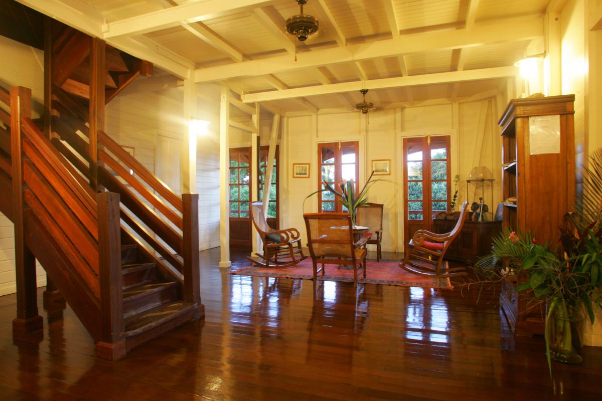 Le Jardin Malanga Guadeloupe - Interieur habitation coloniale