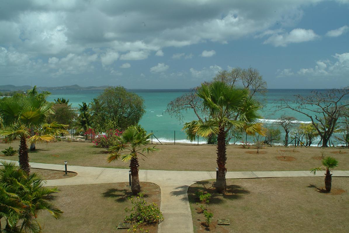 Vue sur la plage