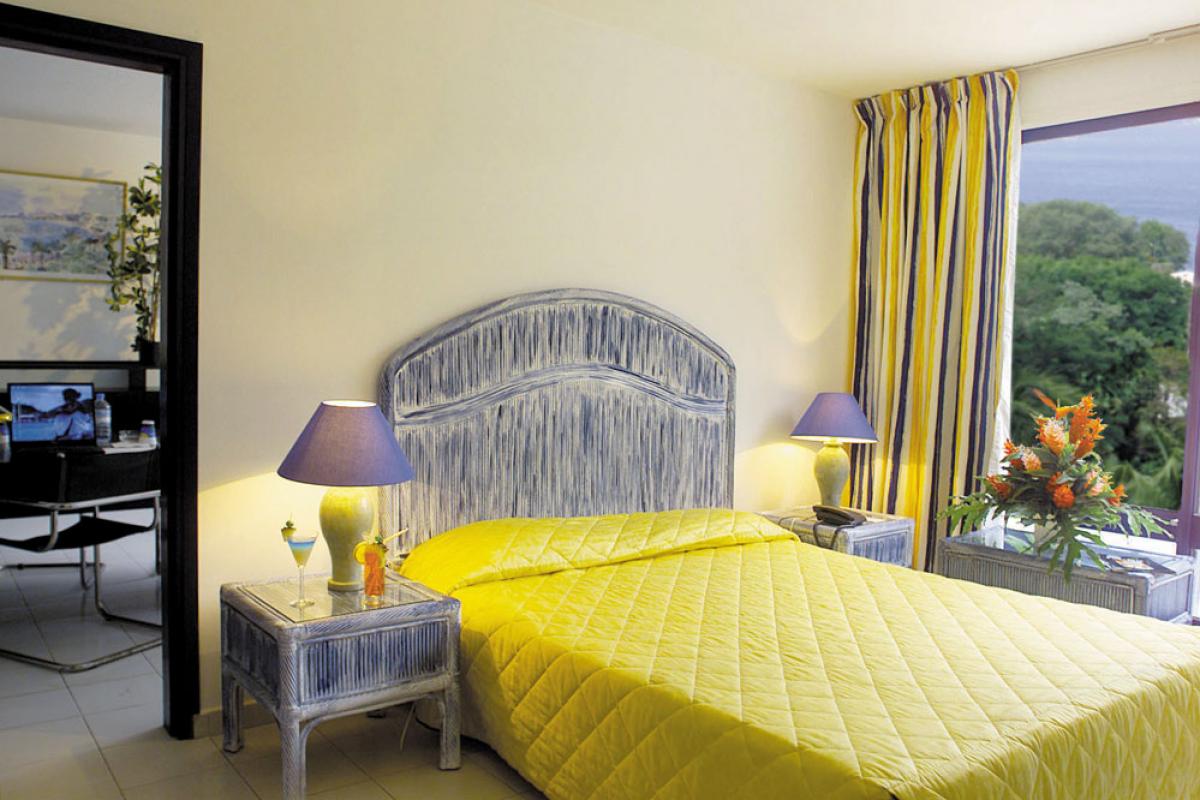 Bedroom with desk