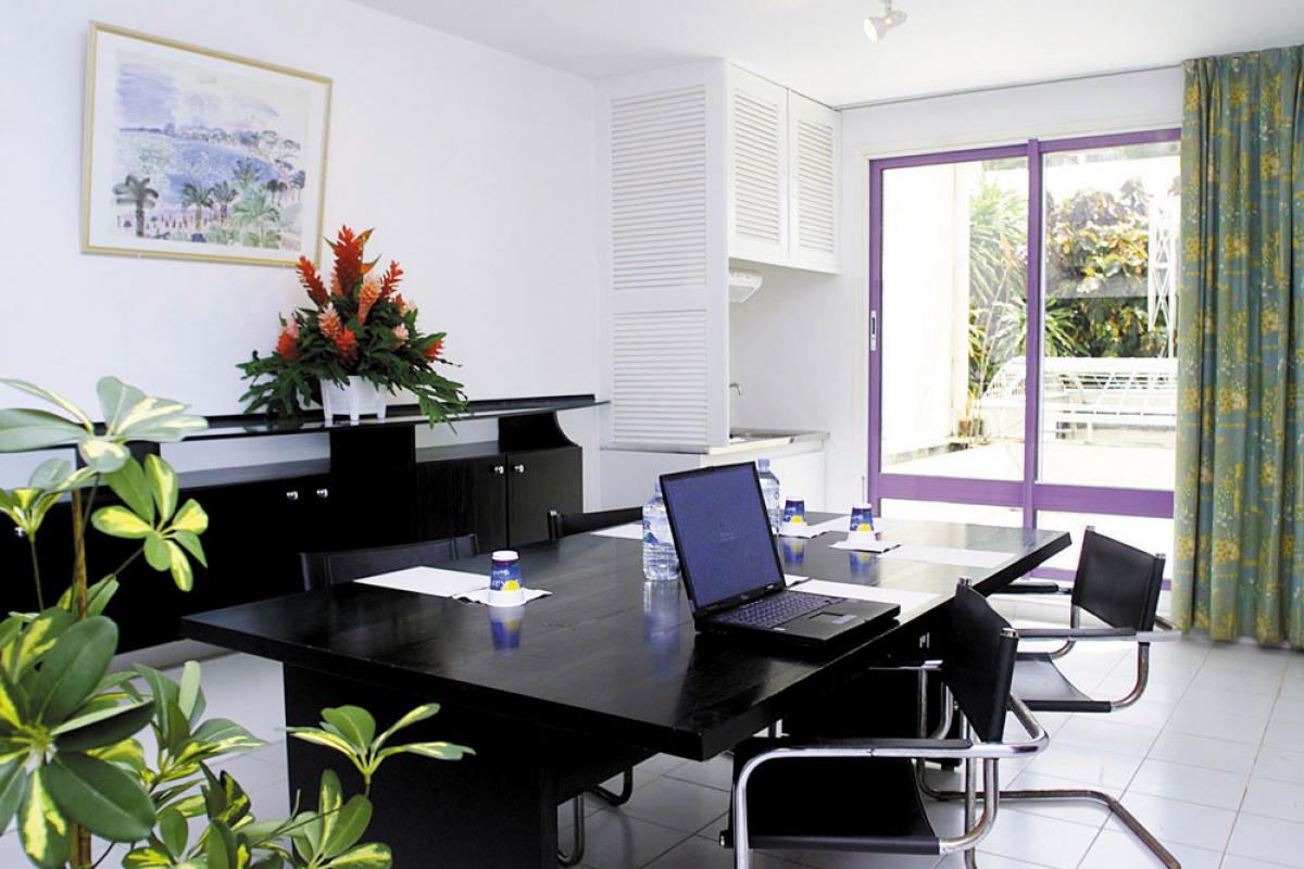Bedroom with desk