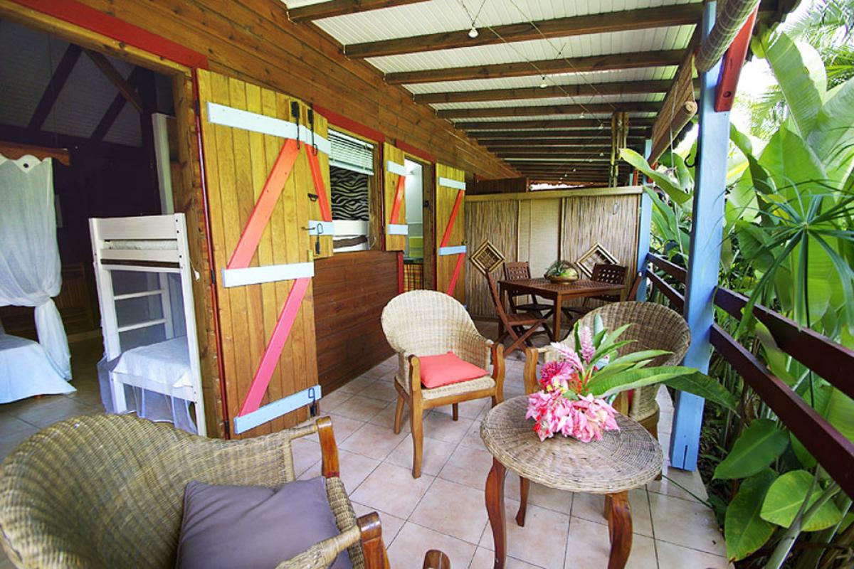 Rental bungalow Kaz Kayou - Bungalow Ti Racoon