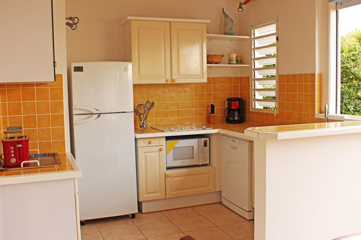 Rental villa Guadeloupe - Villa Jasmin kitchen