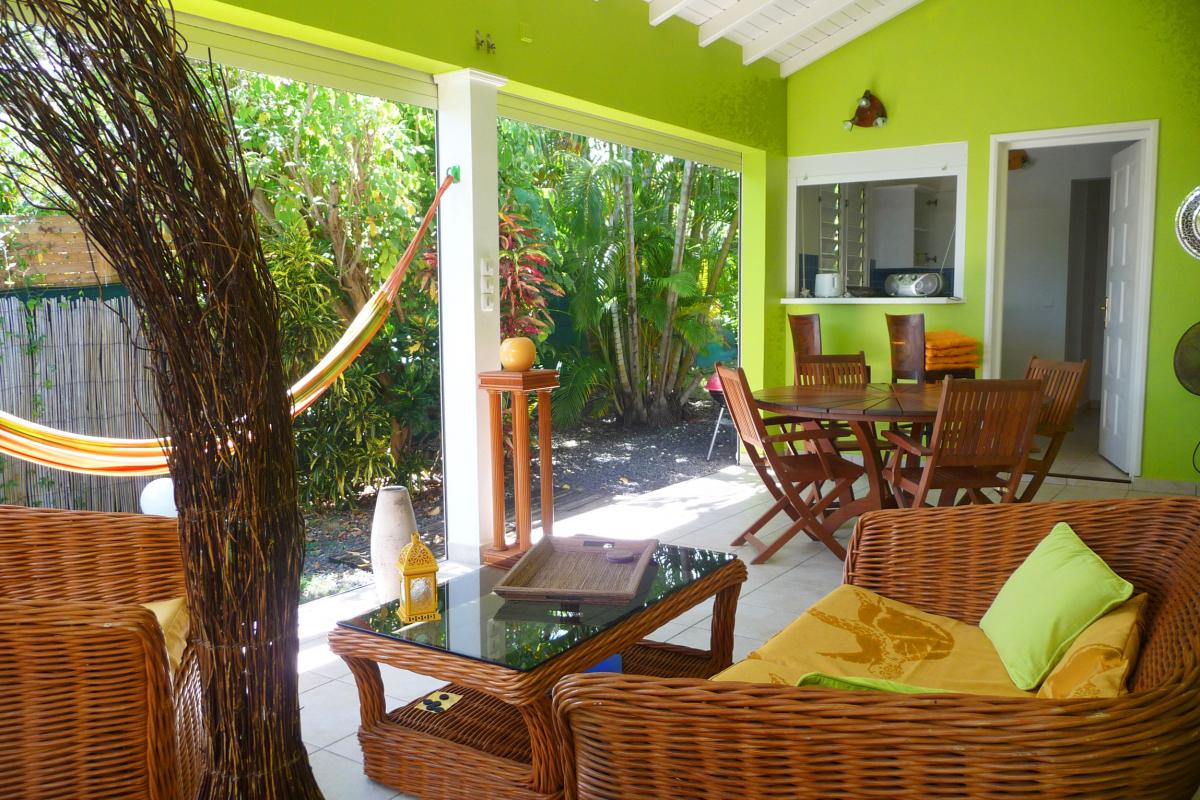 Rental villa Guadeloupe - Villa Bougainvillier terrace