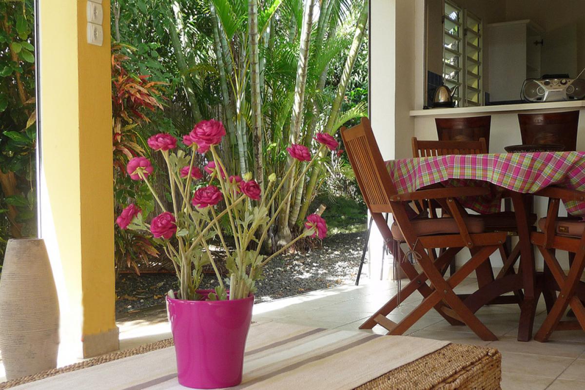 Rental villa Guadeloupe - Villa Bougainvillier living room