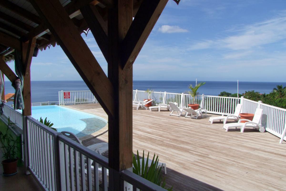 Deck of the swimming pool