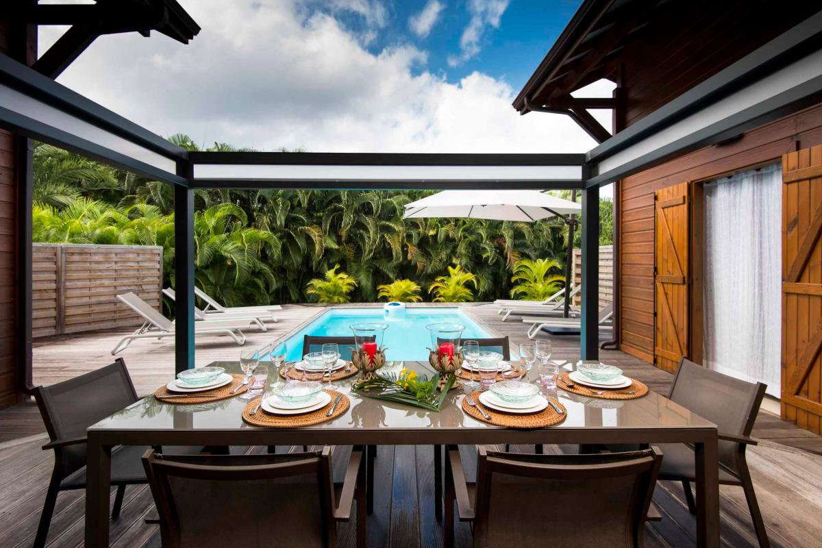 Location villa Bouillante Guadeloupe - La terrasse