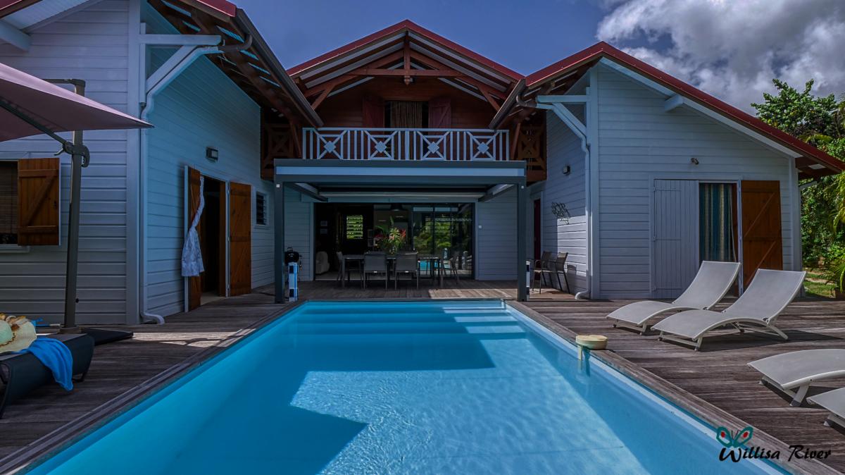 Location villa Bouillante Guadeloupe - Vue d'ensemble