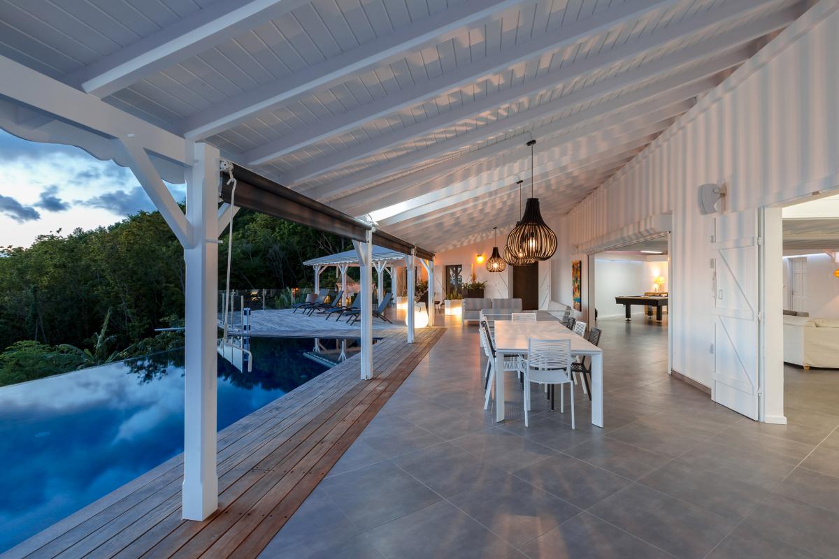 A louer villa à bouillante vue mer et coucher de soleil - Guadeloupe