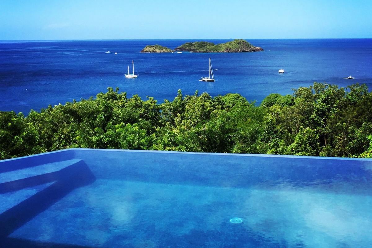 A louer villa à bouillante vue mer et coucher de soleil - Guadeloupe