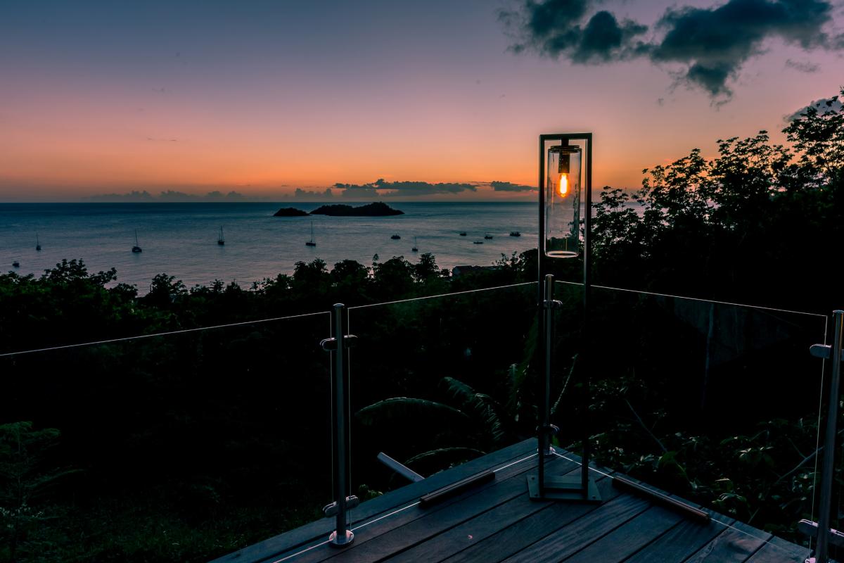 A louer villa à bouillante vue mer et coucher de soleil - Guadeloupe