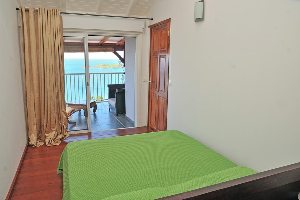 Villa alpinia 2 chambres 4 personnes à louer à Bouillante en Guadeloupe vue mer et ilets Pigeon