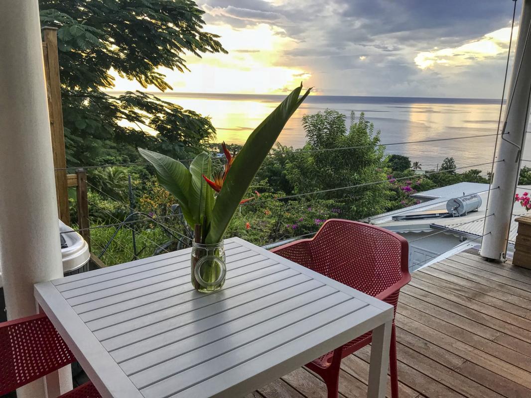 Villa Bouillante Guadeloupe__vue mer