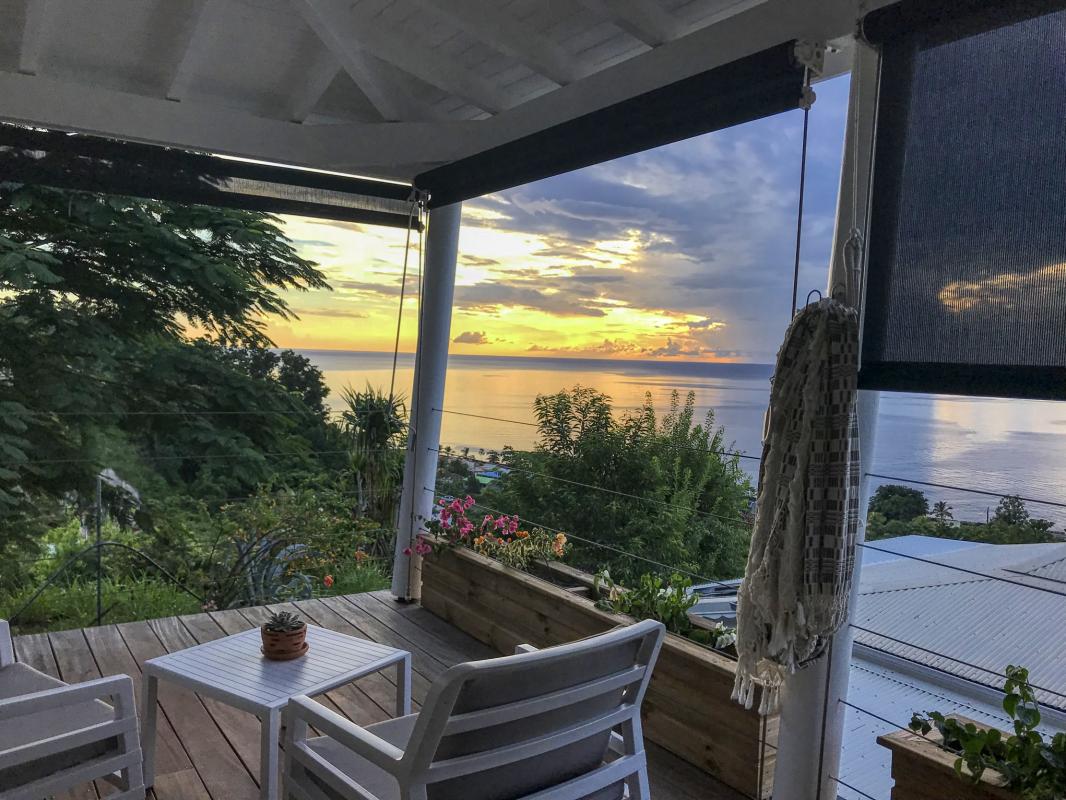 Villa Bouillante Guadeloupe__vue mer