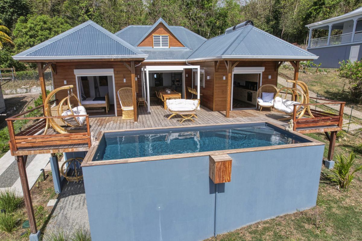 Location Villa 3 chambres Bouillante Guadeloupe-ensemble