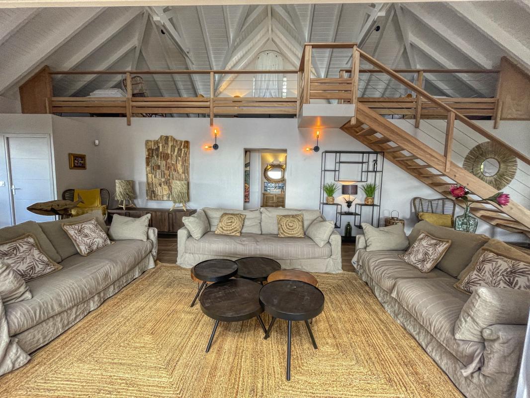 Location Villa 3 chambres Bouillante Guadeloupe-salon