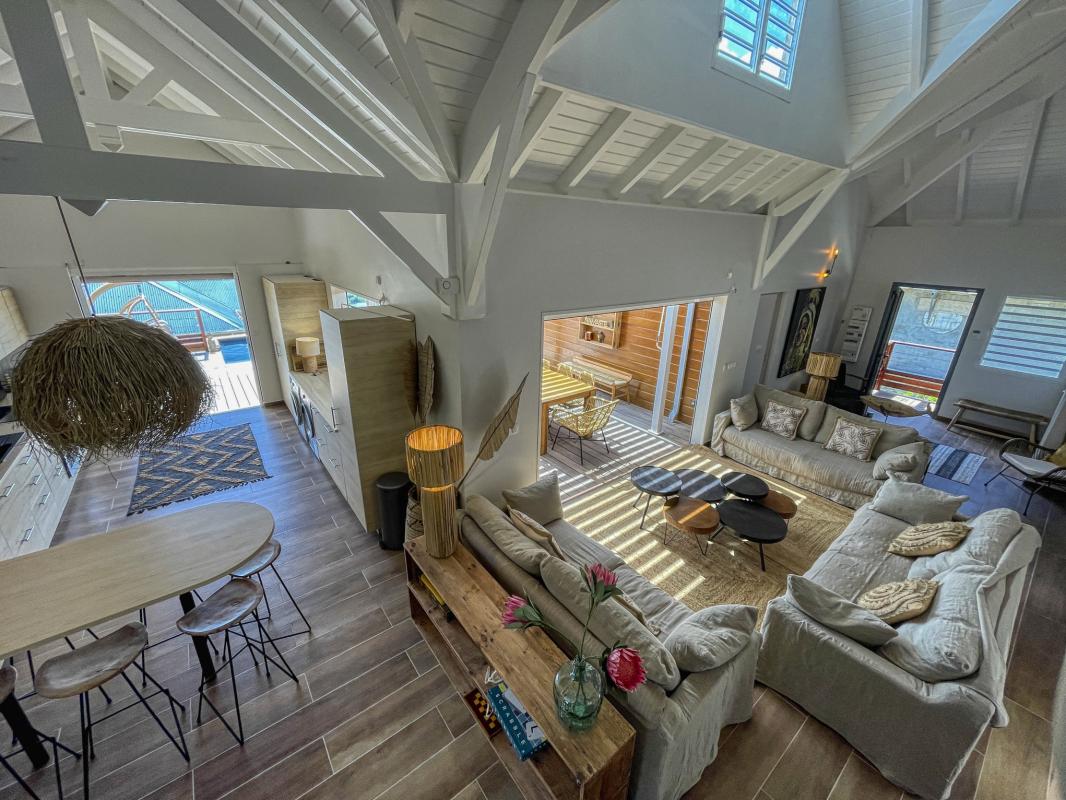 Location Villa 3 chambres Bouillante Guadeloupe-salon
