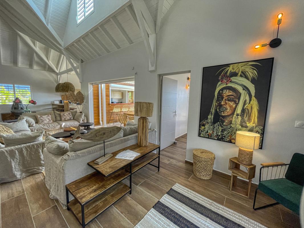 Location Villa 3 chambres Bouillante Guadeloupe-salon