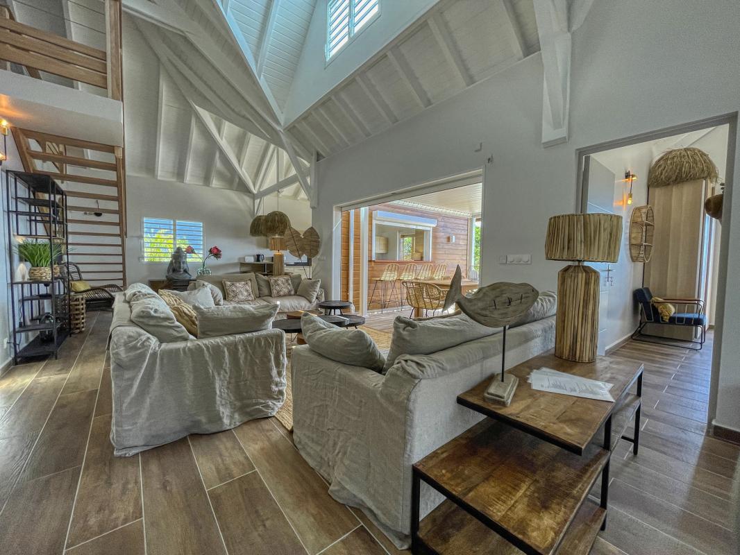 Location Villa 3 chambres Bouillante Guadeloupe-salon